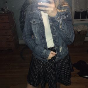 Polka dot skirt